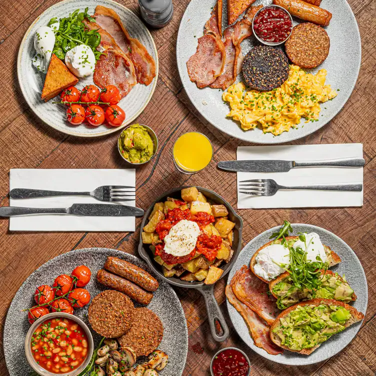 A luxurious fry-up with all the trimmings is a brunch highlight at Gourmet Food Parlour. Credit: Gourmet Food Parlour