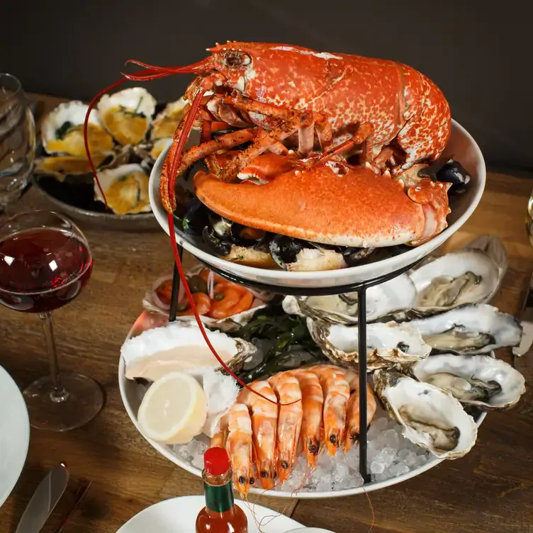 A whole lobster and shellfish platter at SOLE Seafood & Grill, one of the best restaurants in south Dublin.