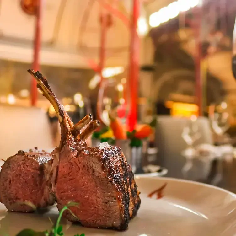 A rack of lamb at FIRE Steakhouse & Bar, one of South Dublin’s best restaurants.