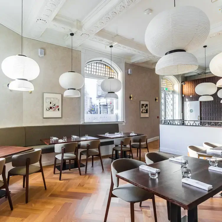 The restaurant dining room at D’Olier Street, one of the best fine dining restaurants in Dublin.