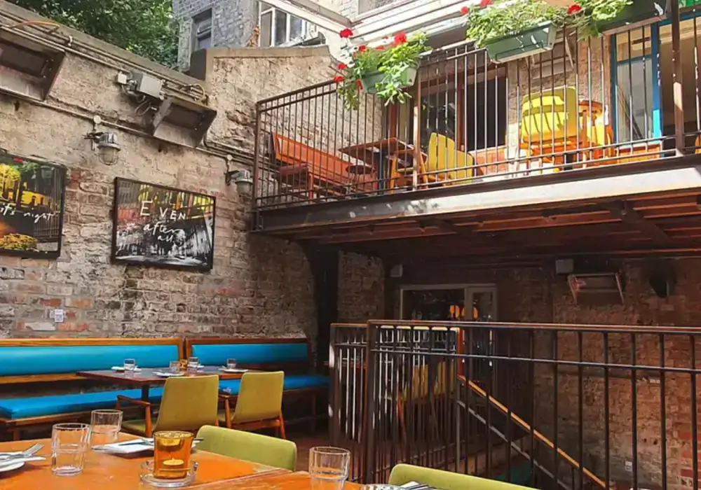 For one of the best beer gardens in Dublin for a daytime date – visit Drury Buildings in the South City Centre